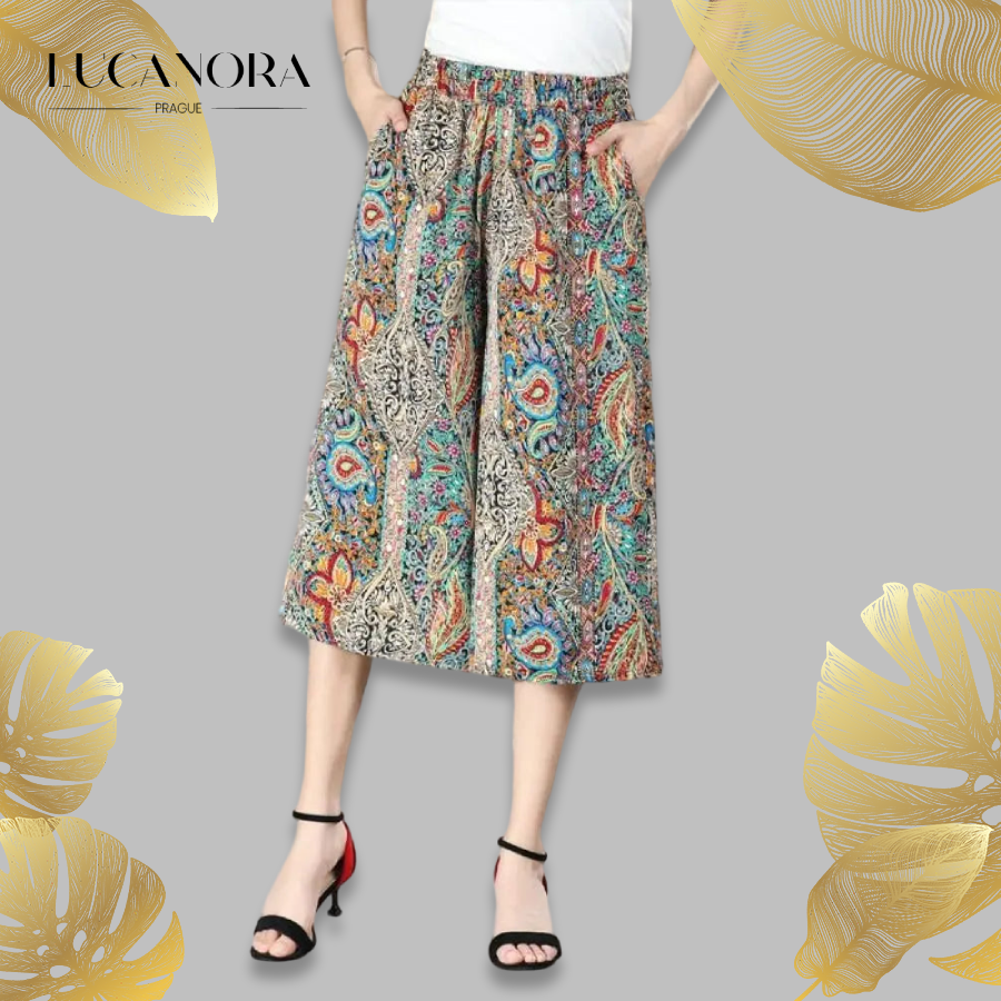 CurvyCharm™ Pantaloni stretch a gamba larga