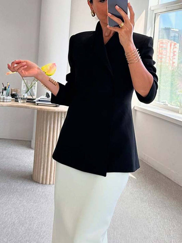 Delfina Bastone™ Giacca elegante a un bottone