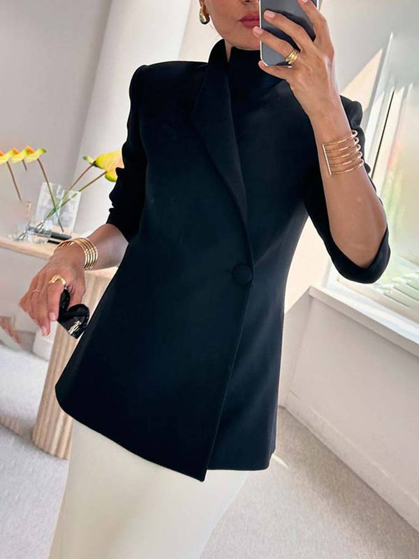 Delfina Bastone™ Giacca elegante a un bottone