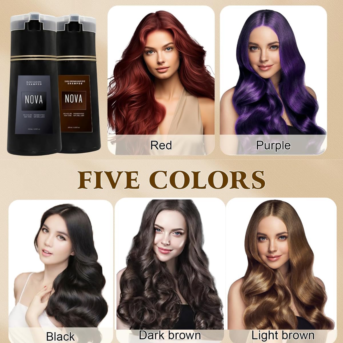 DyeNova™ Shampoo per la colorazione istantanea