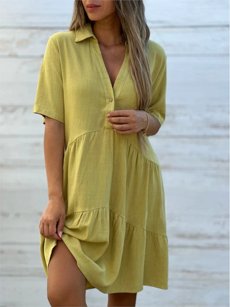 Eliza Philips™ Abito largo con bottoni