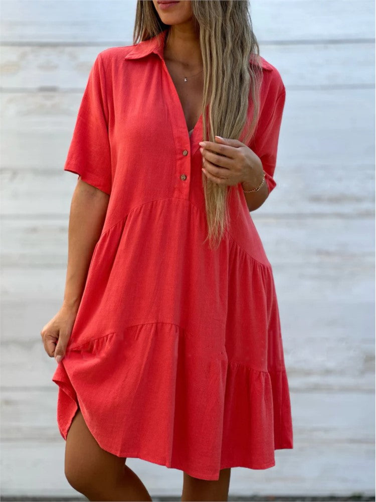 Eliza Philips™ Abito largo con bottoni