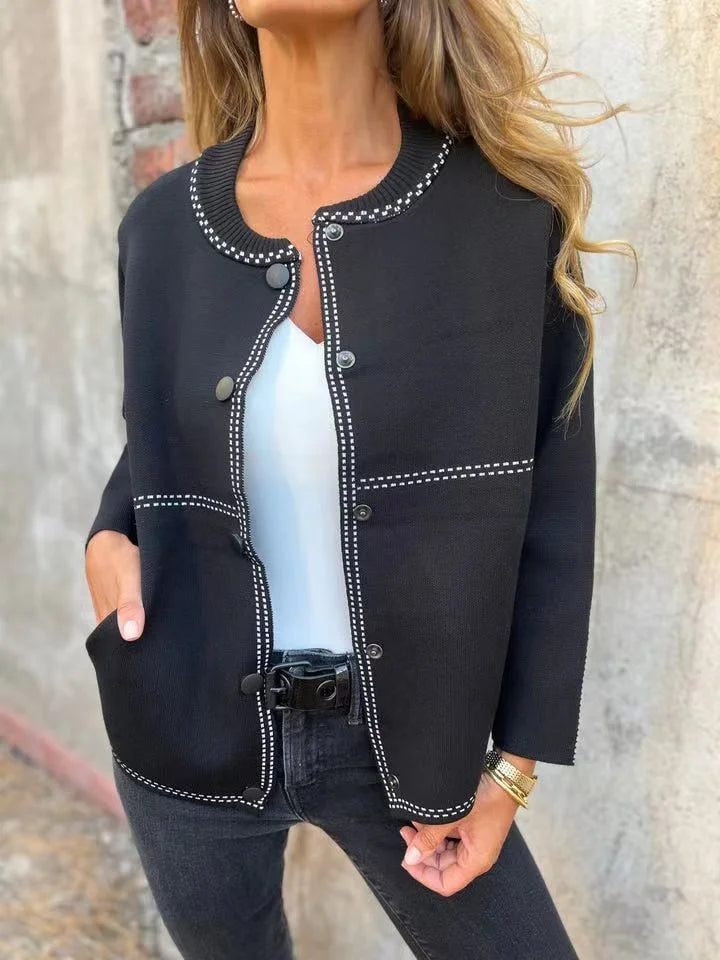 Elvira Torrisi™ Giacca bomber in maglia classica