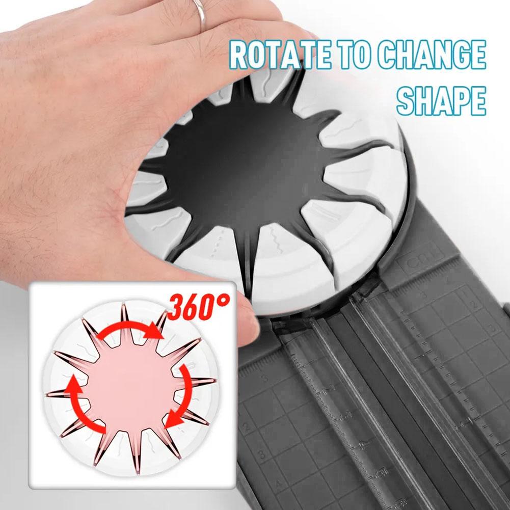 FlexiTrim™ Taglierina rotante per carta 12 in 1 360°