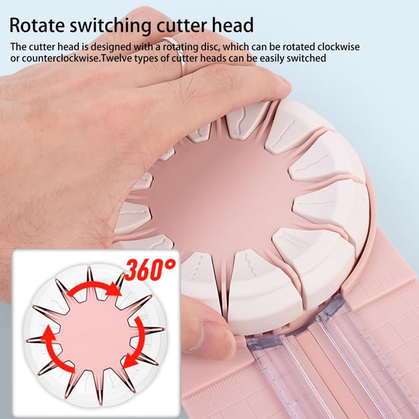 FlexiTrim™ Taglierina rotante per carta 12 in 1 360°