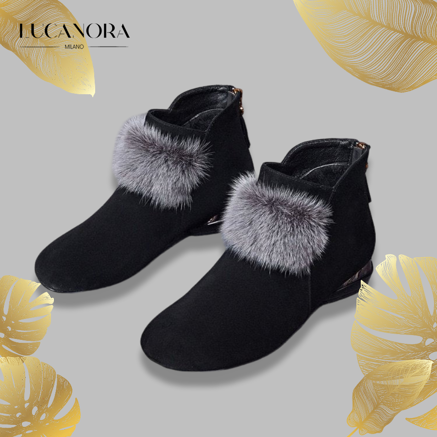 Flora Ingrao™️ Stivaletti invernali caldi e alla moda