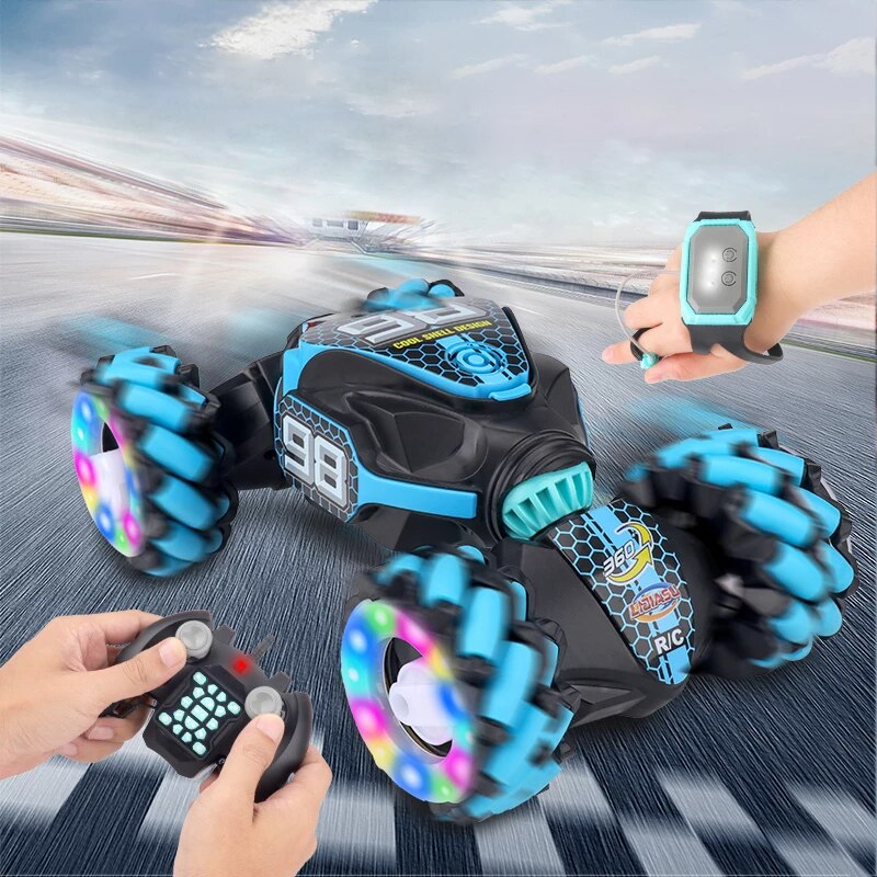 GestoRacer™ Auto acrobatica RC con rilevamento dei gesti con luci e musica