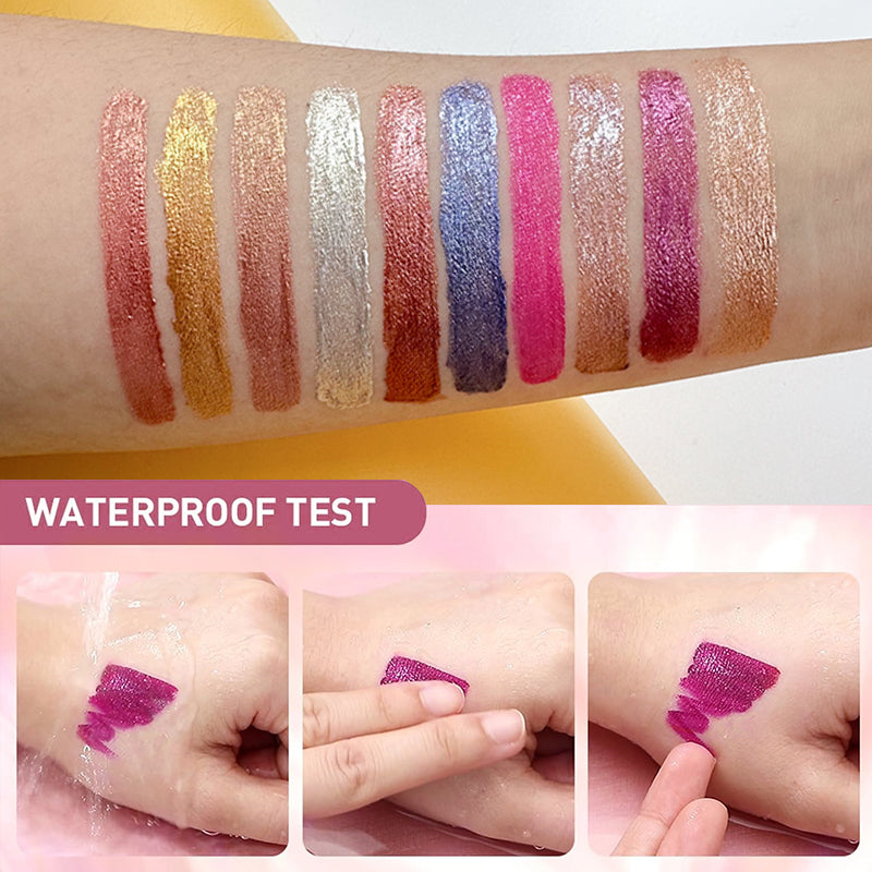 GlossiFlex™ Rossetto liquido metallizzato con glitter diamantati