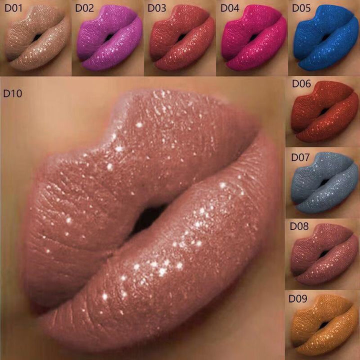 GlossiFlex™ Rossetto liquido metallizzato con glitter diamantati