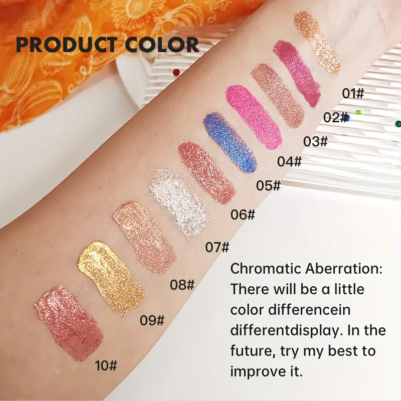 GlossiFlex™ Rossetto liquido metallizzato con glitter diamantati