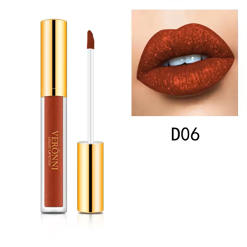 GlossiFlex™ Rossetto liquido metallizzato con glitter diamantati