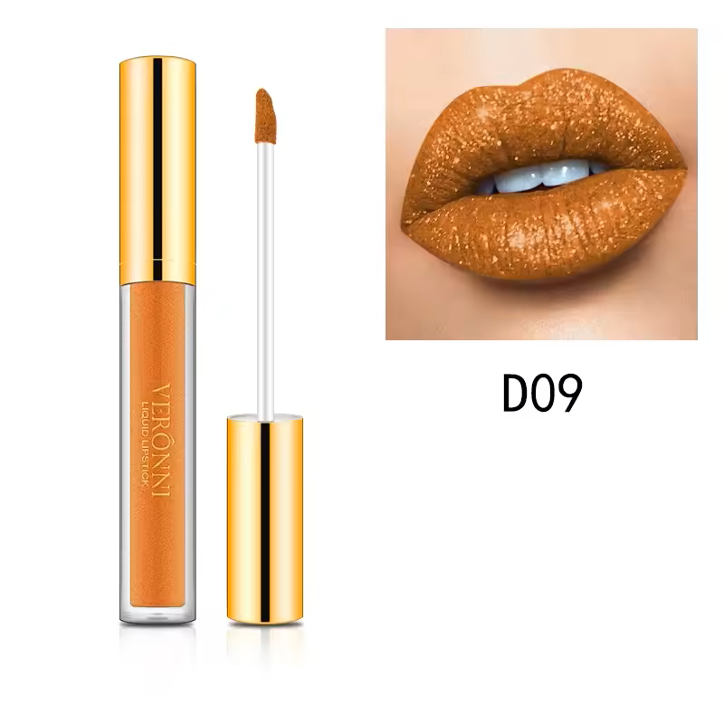 GlossiFlex™ Rossetto liquido metallizzato con glitter diamantati