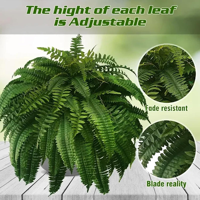 GreenAura™ Felce di Boston artificiale resistente ai raggi UV