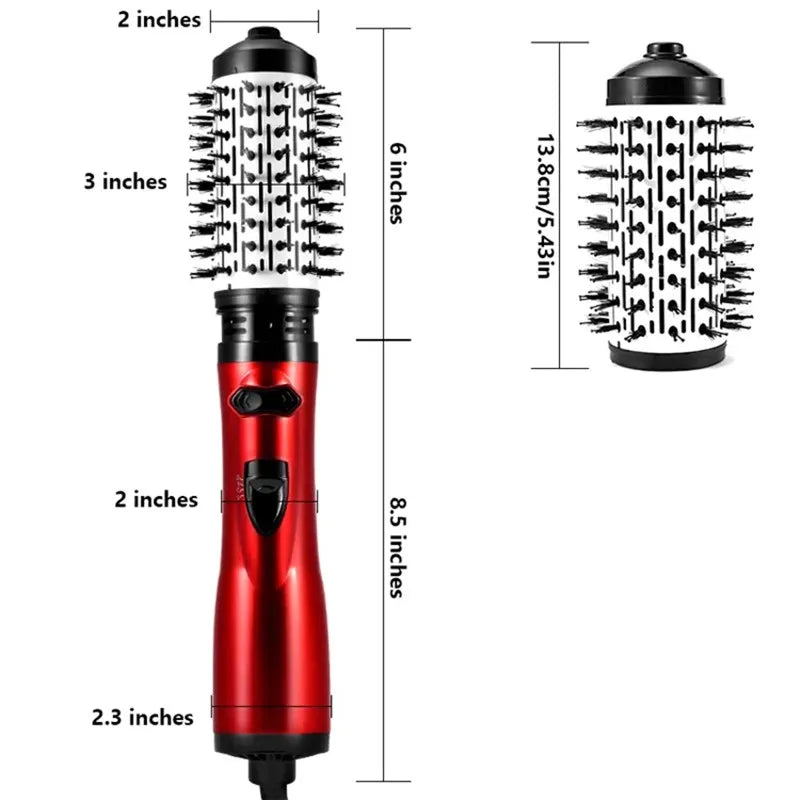 Hair Glam™️ Spazzola rotante, styler e asciugacapelli 3 in 1