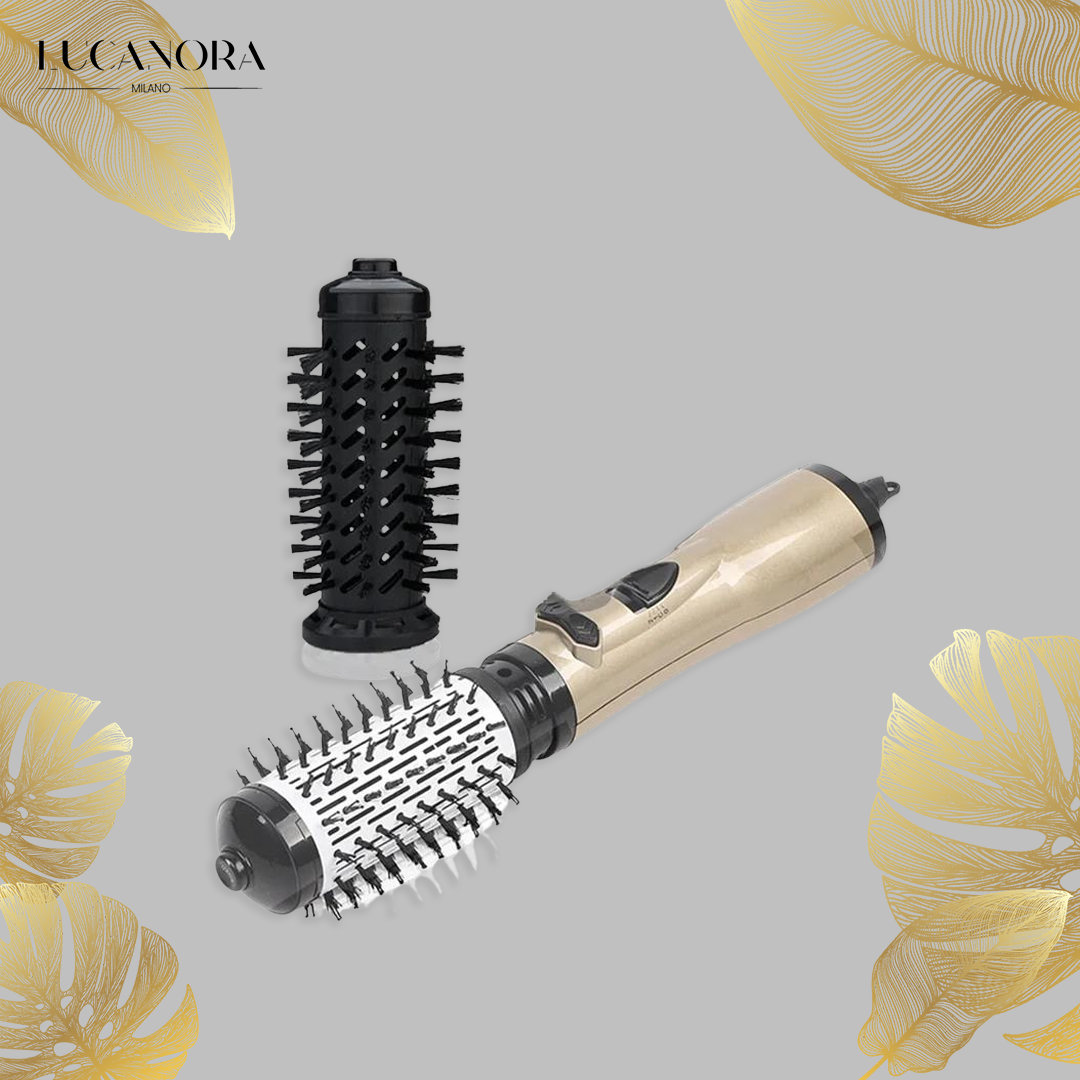 Hair Glam™️ Spazzola rotante, styler e asciugacapelli 3 in 1