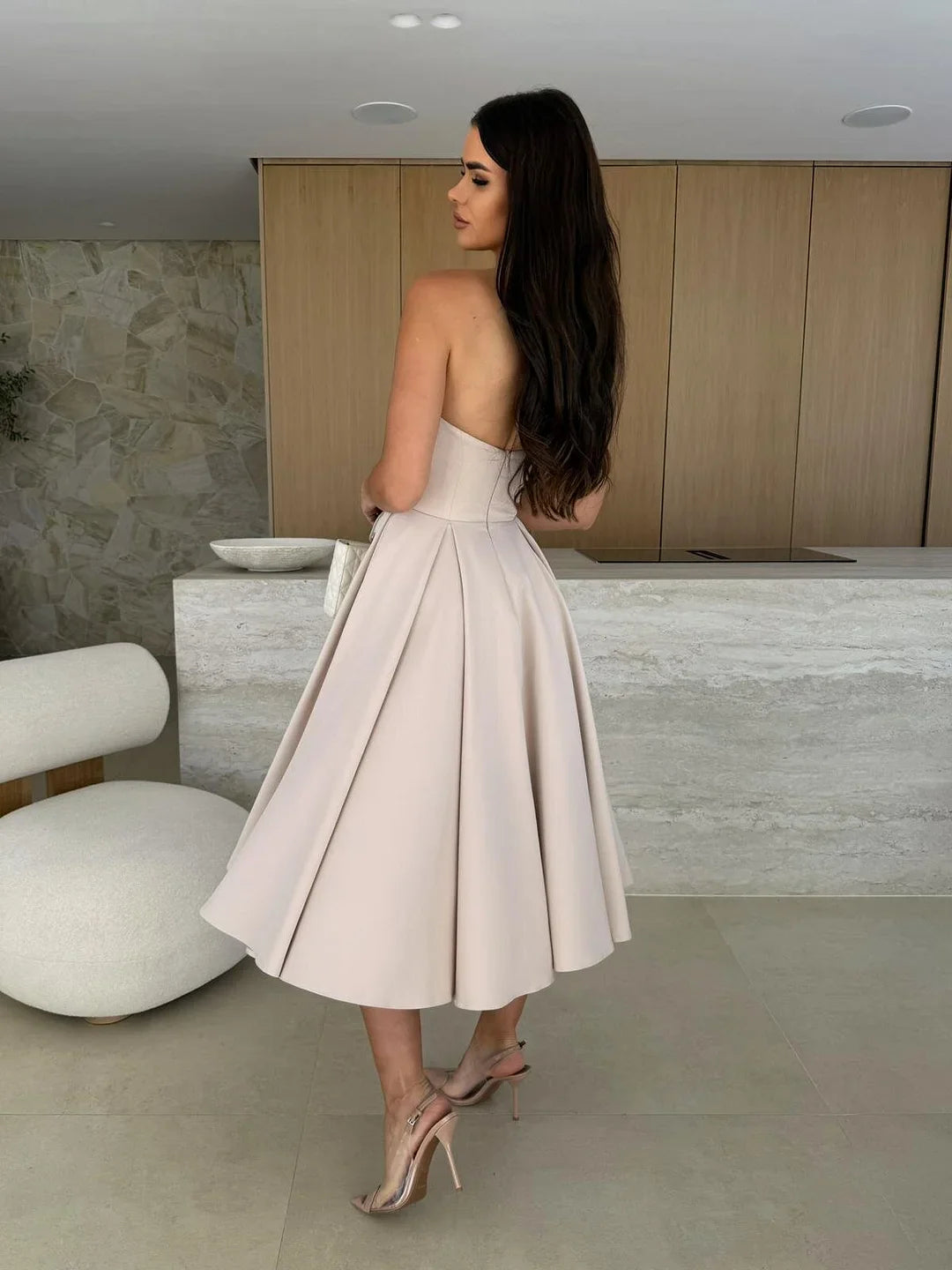 Irene Altimari™ Abito midi senza spalline