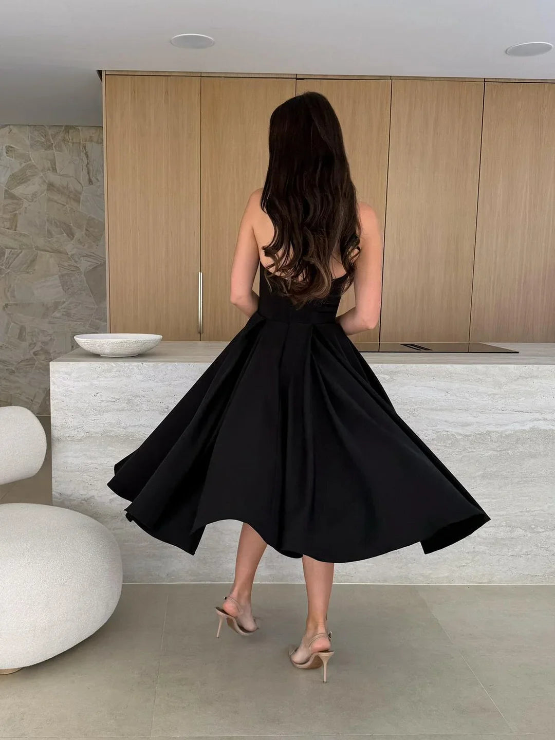 Irene Altimari™ Abito midi senza spalline