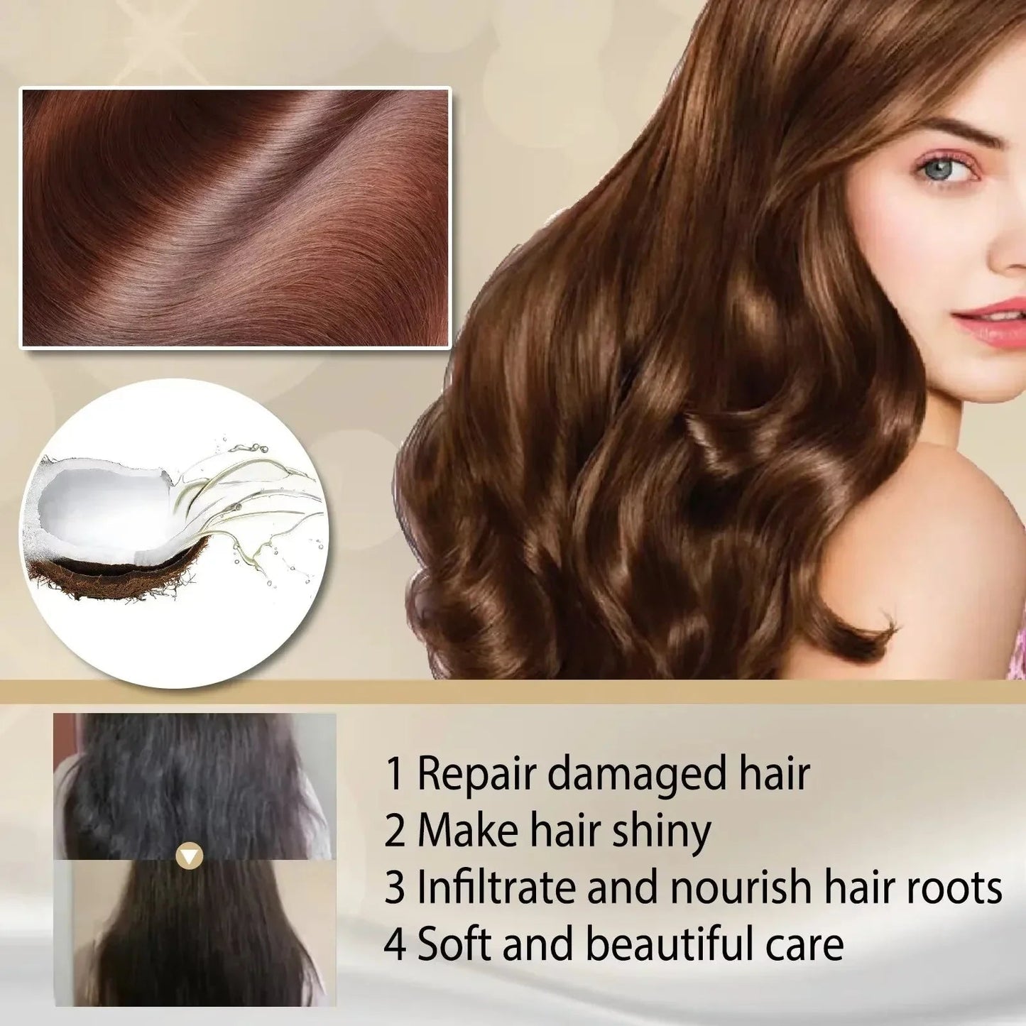 KeratinCure™ Maschera per il restauro dei capelli