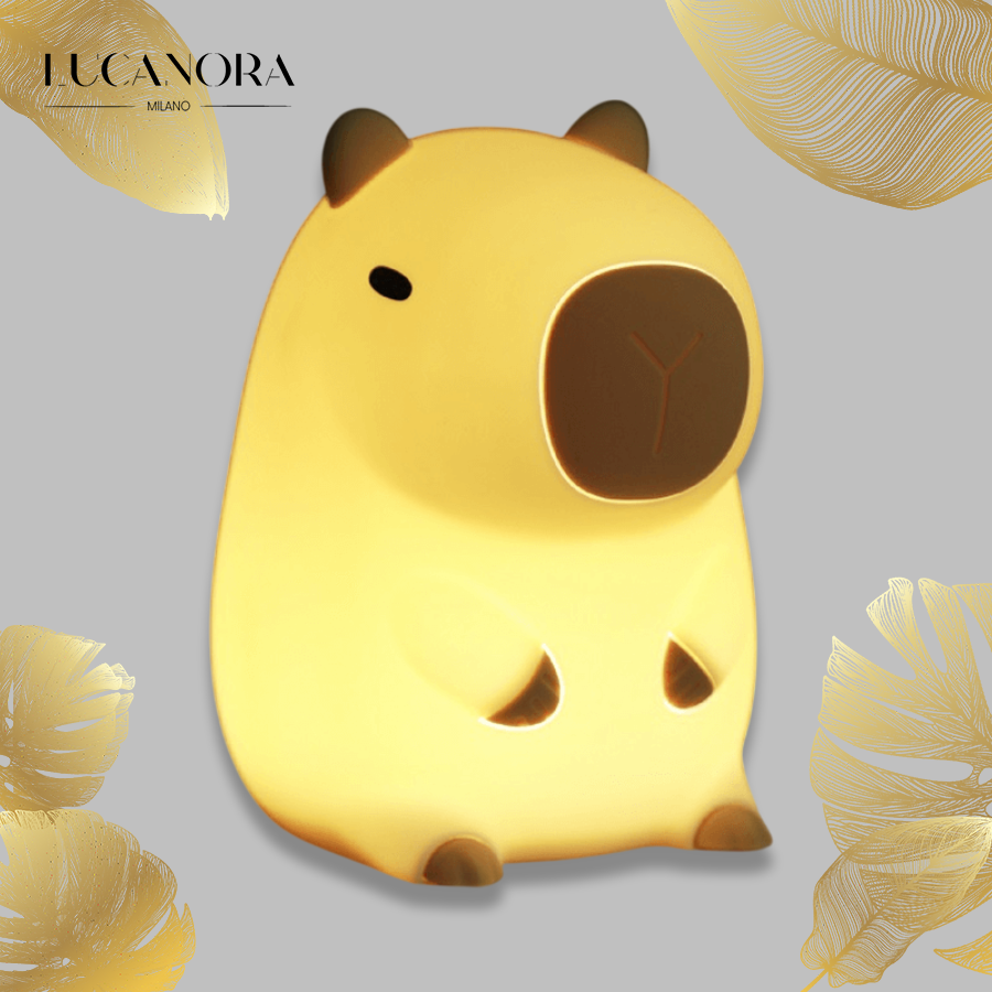 LumaCapy™ Carino il capibara con luce notturna