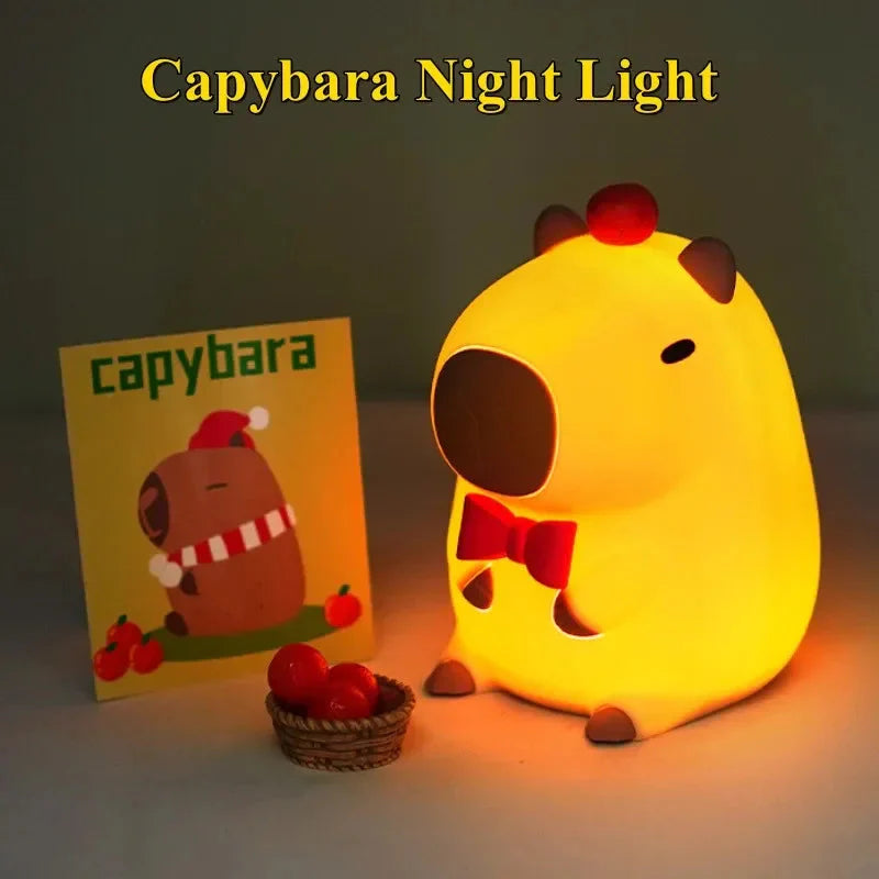 LumaCapy™ Carino il capibara con luce notturna