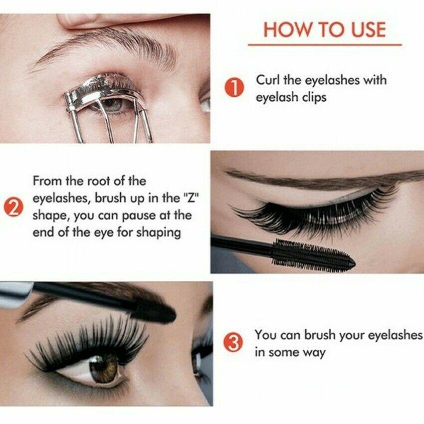 LuxLash™ Mascara waterproof 4D per la crescita delle ciglia