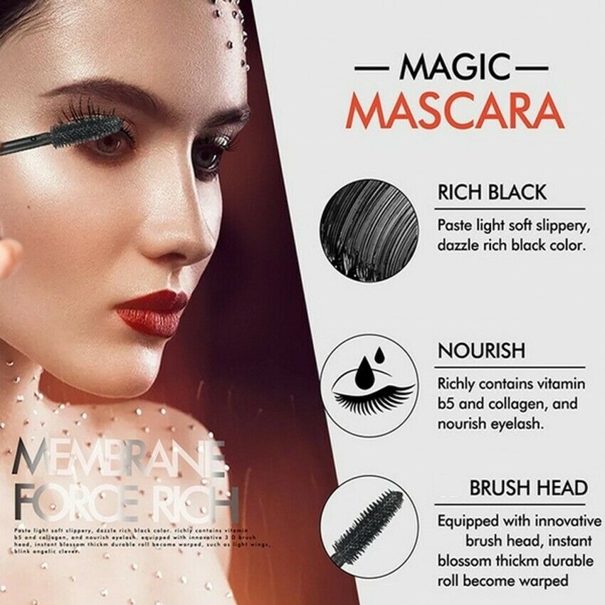 LuxLash™ Mascara waterproof 4D per la crescita delle ciglia