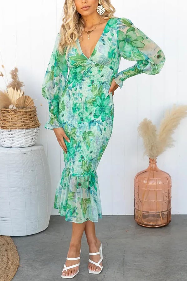 Marita Tardio™ Elegante abito floreale