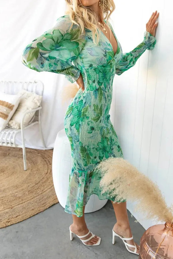 Marita Tardio™ Elegante abito floreale