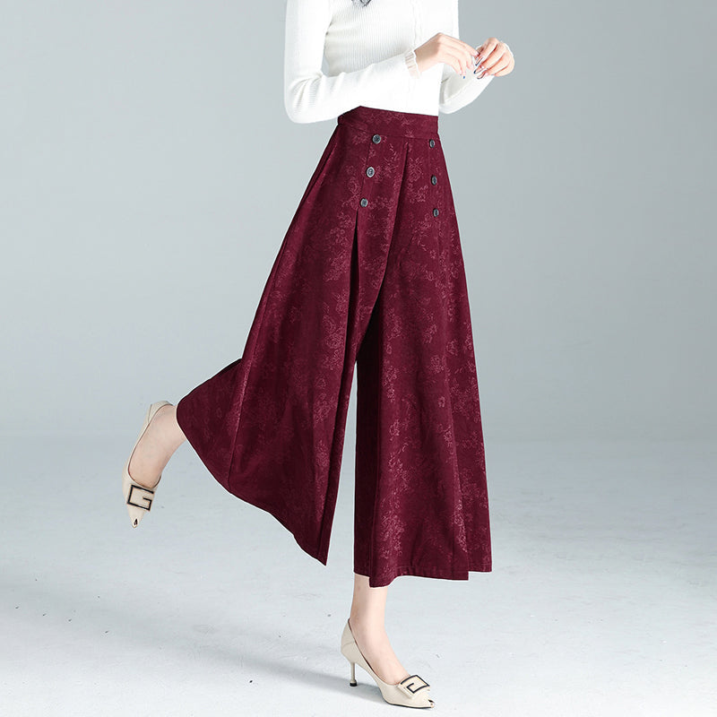 Mirabelle Bousset™ Pantaloni larghi a vita alta in seta
