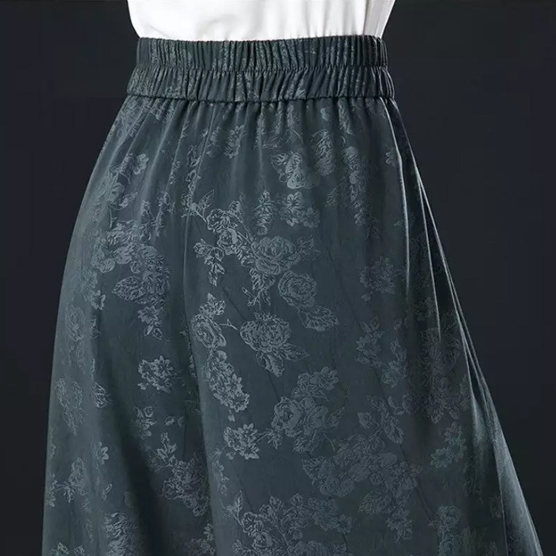 Mirabelle Bousset™ Pantaloni larghi a vita alta in seta