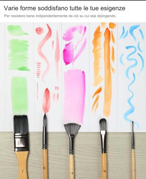 NaturBrush™ Set di 24 spazzole