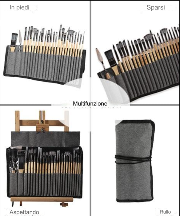 NaturBrush™ Set di 24 spazzole