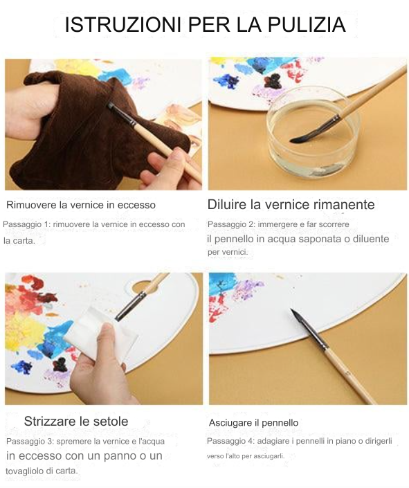 NaturBrush™ Set di 24 spazzole