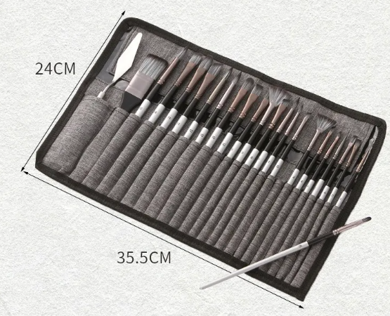 NaturBrush™ Set di 24 spazzole