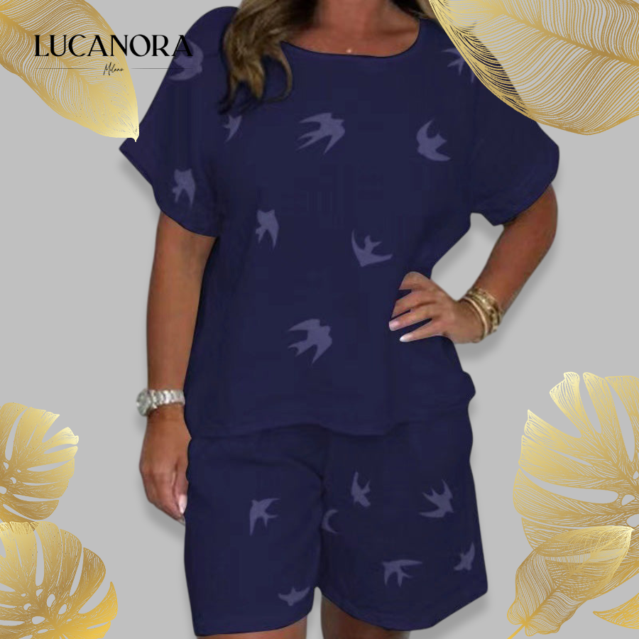 Neiva Zullo™ Set di pantaloncini a maniche corte stampati casual
