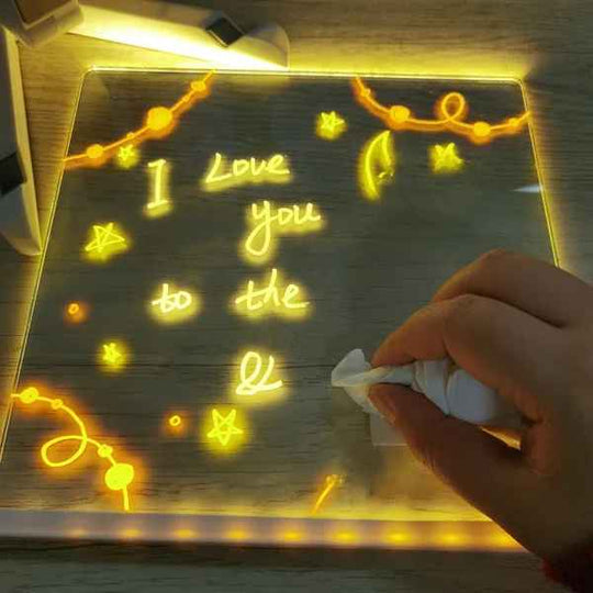 NeonMemo™ Lavagna LED personalizzata con colori