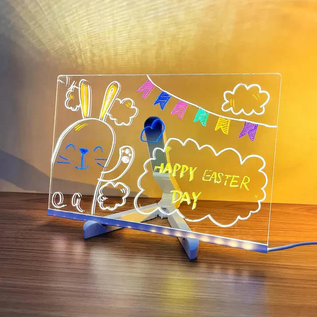 NeonMemo™ Lavagna LED personalizzata con colori