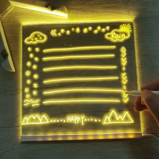NeonMemo™ Lavagna LED personalizzata con colori