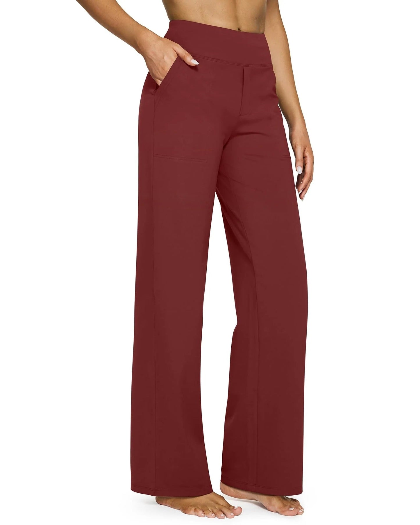 Novella Zani™ Pantaloni comodi con vita alta e gamba larga