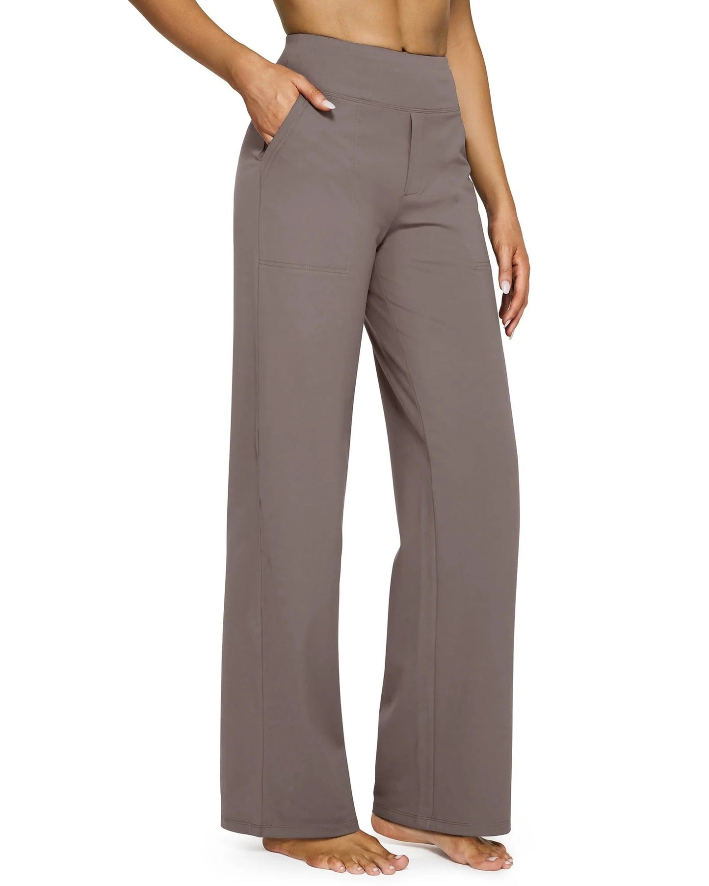Novella Zani™ Pantaloni comodi con vita alta e gamba larga