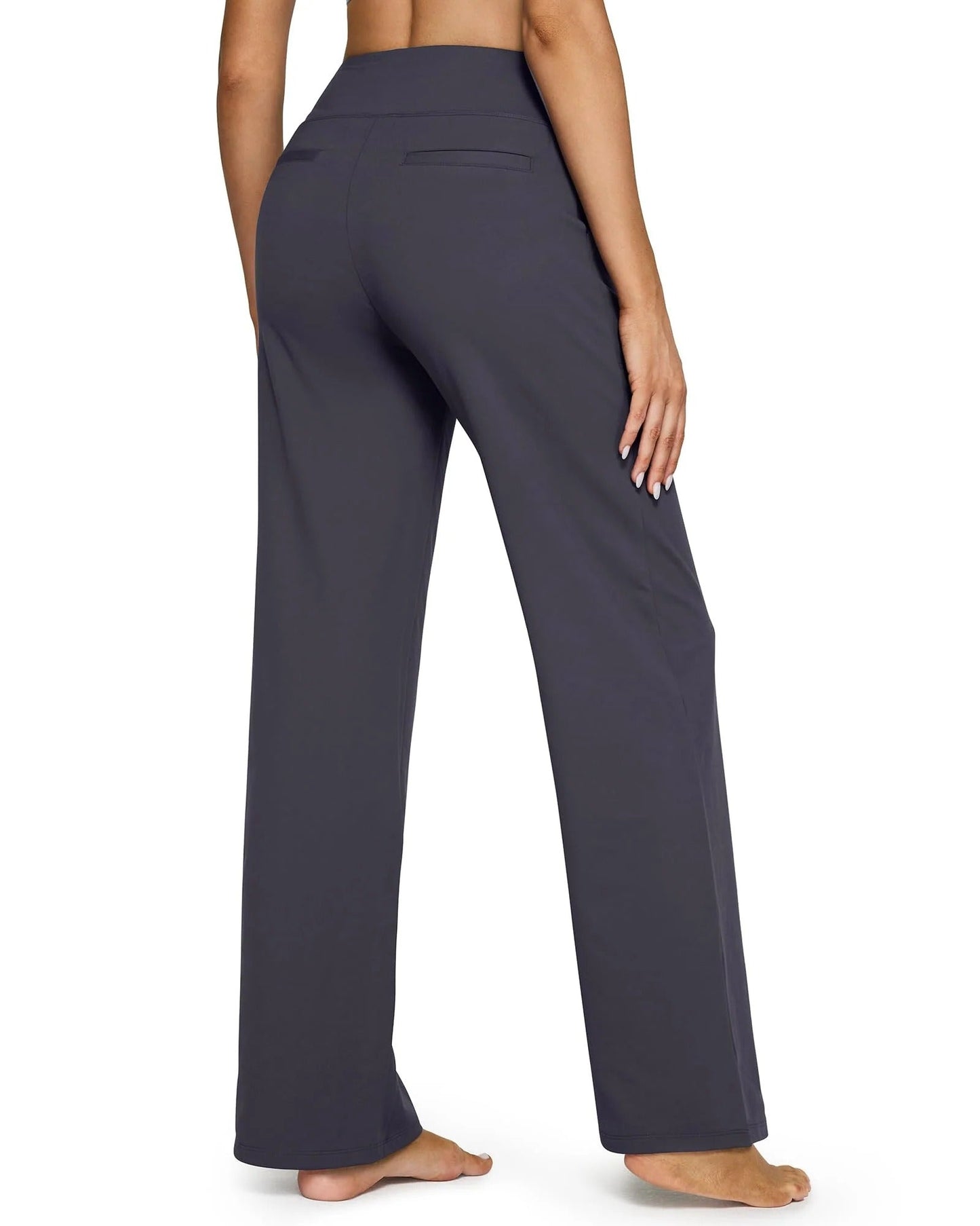 Novella Zani™ Pantaloni comodi con vita alta e gamba larga