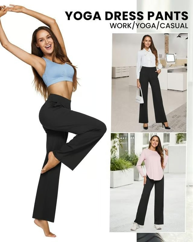 Novella Zani™ Pantaloni comodi con vita alta e gamba larga