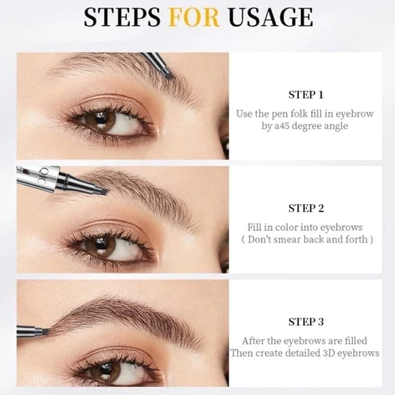 QIC Eyebrow™️ Matita per sopracciglia 3D waterproof