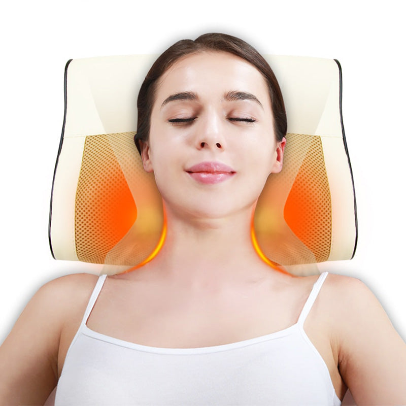 SHIATSO™ Cuscino massaggiante | Il miglior massaggiatore per dolori al collo e alle spalle!