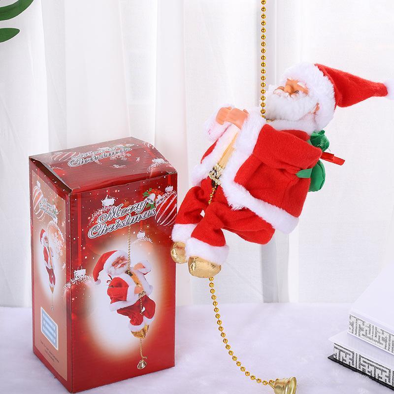 SantaRope™ Decorazione per Babbo Natale con arrampicata su corda