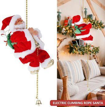 SantaRope™ Decorazione per Babbo Natale con arrampicata su corda