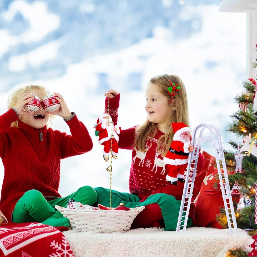 SantaRope™ Decorazione per Babbo Natale con arrampicata su corda