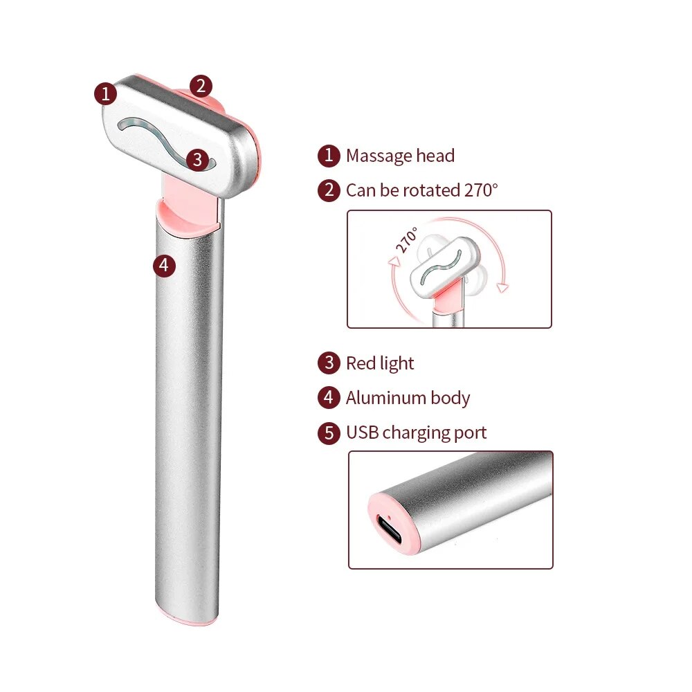 SkinWave Pro+™️ Strumento EMS per la cura della pelle per la terapia con luce rossa