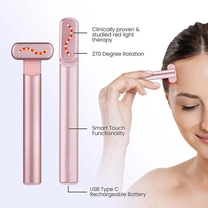 SkinWave Pro+™️ Strumento EMS per la cura della pelle per la terapia con luce rossa