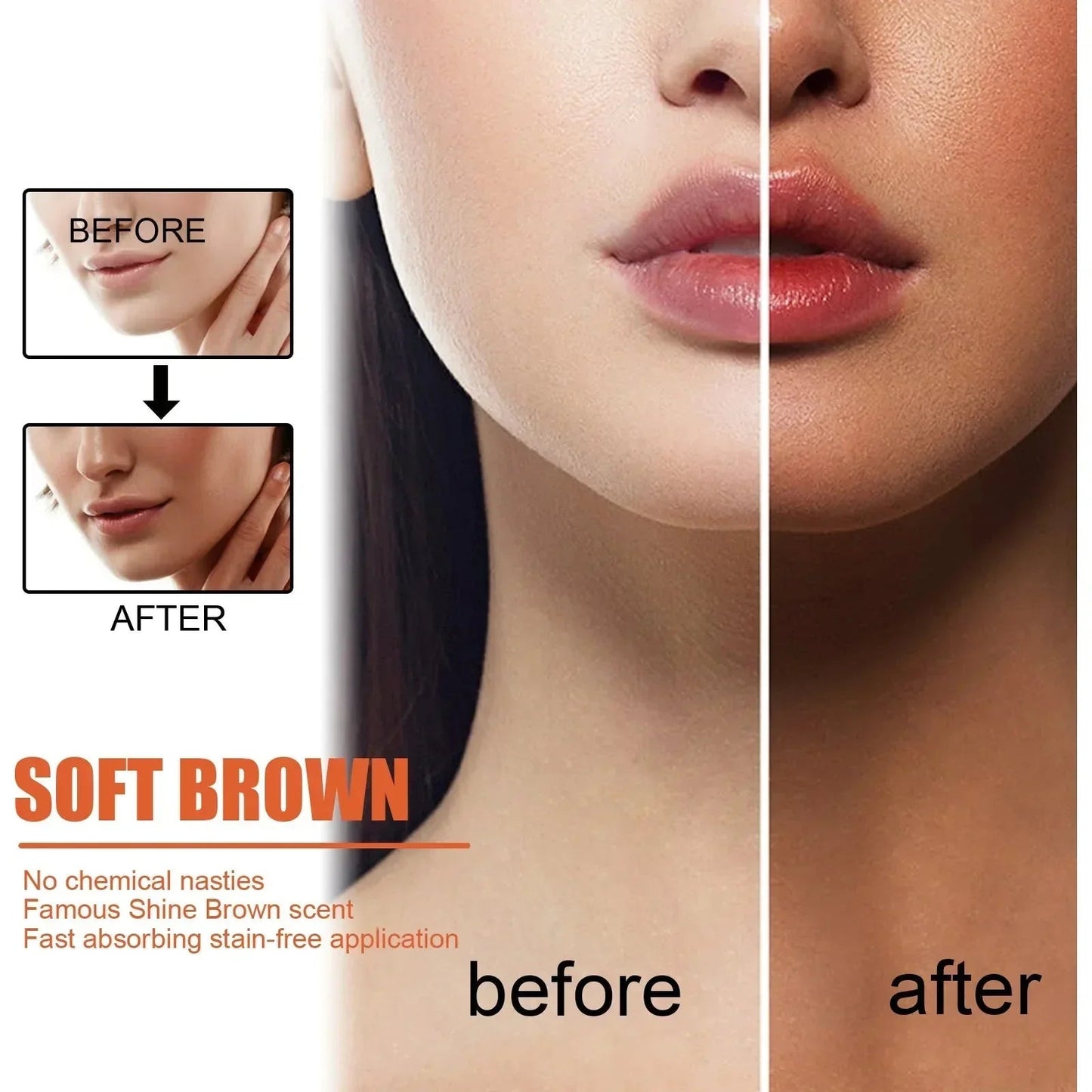 Soft Brown+ Pro™️ Gel di protezione solare
